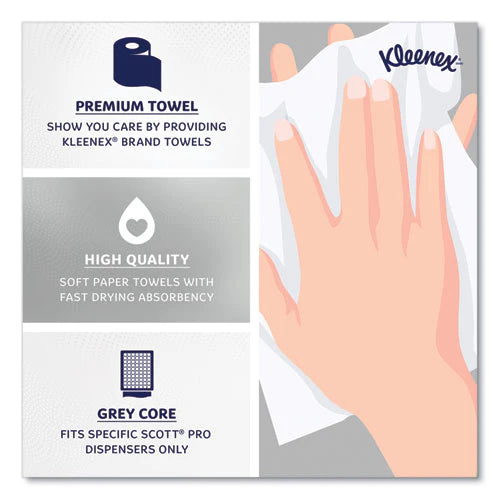 Hard Roll Paper Towels With Premium Absorbency Pockets With Colored Core