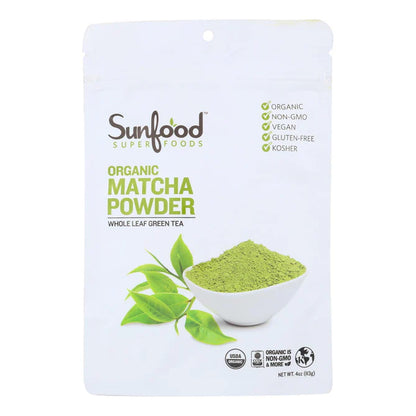 Sunfood -Matcha Powder Green Tea - 1 Each -4 Oz